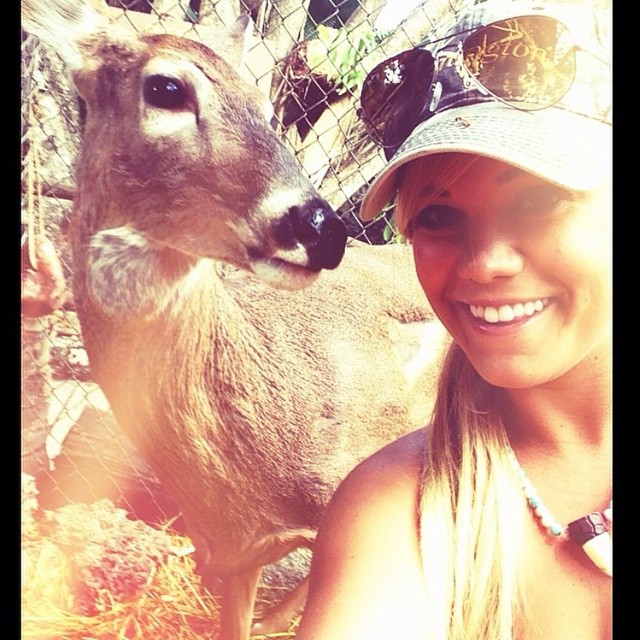 Kayla Garvey taking a selfie