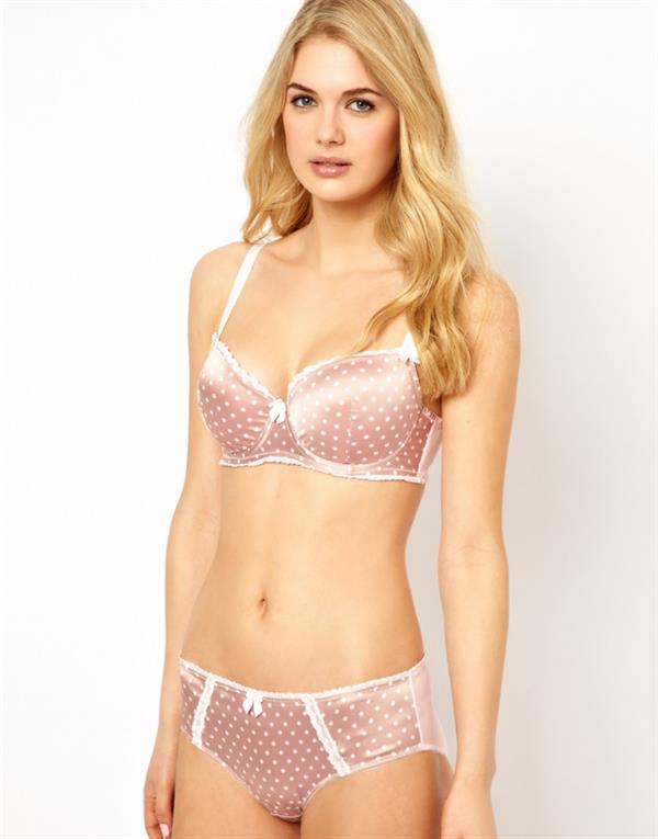 Megan Williams in lingerie