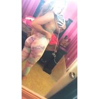 Sommer Ray taking a selfie and - ass