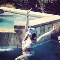 Daisy Lowe in a bikini