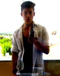 Anonymous taking a selfie