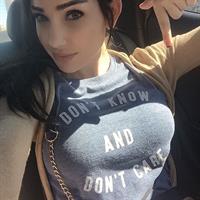 Kristina Basham taking a selfie