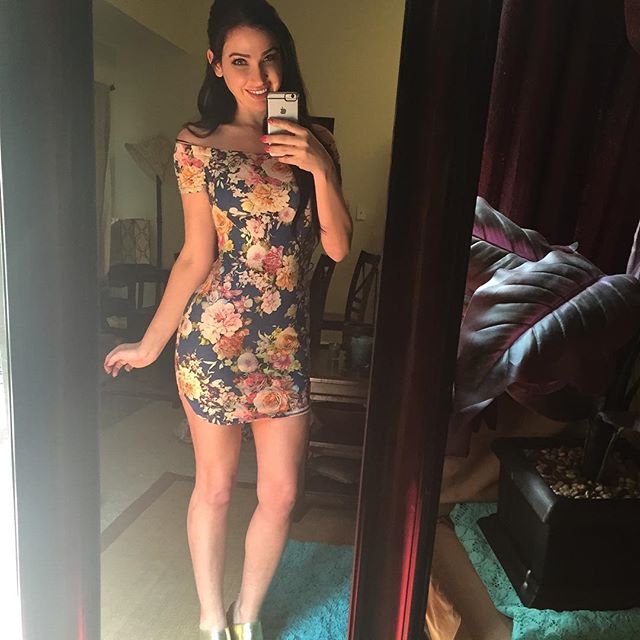 Kristina Basham taking a selfie