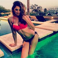 Ali Rose in a bikini