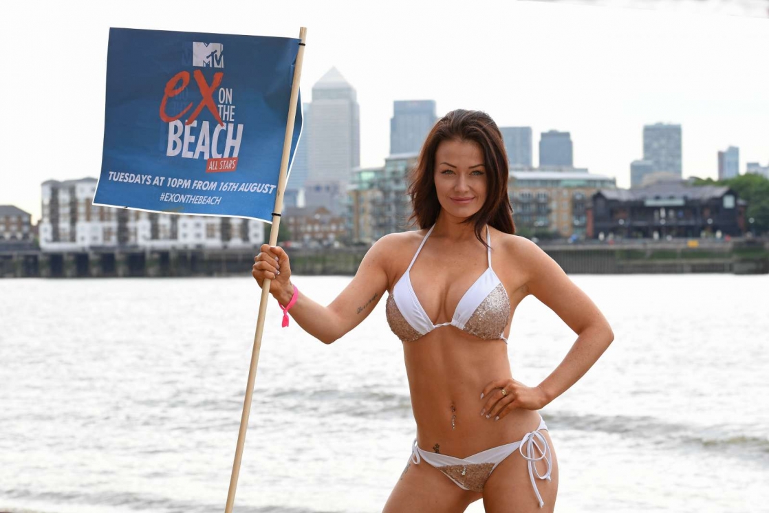 Jess Impiazzi in a bikini