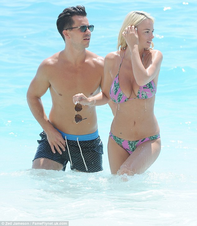 Rhian Sugden and Oliver Mellor on a vacation in Turkey