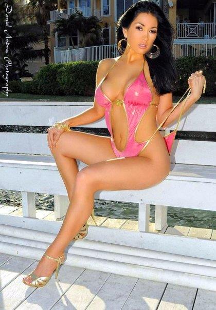 Erika Estrada in a bikini