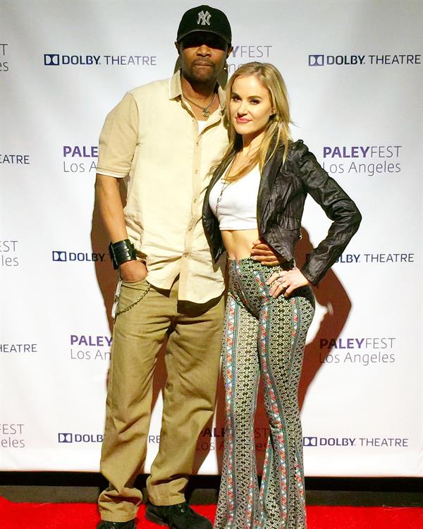 Maverick Hill & Paula Labaredas attend  Empire Panel  at PaleyFest @Dolby Theatre. (Hollywood, California.)