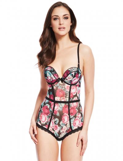 Violet Budd in lingerie