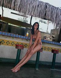 Stacey Williams in a bikini