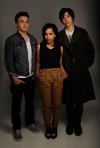 Zoe Kravitz in a black shirt 2010