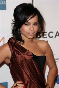 Zoe Kravitz at the Beware the Gonzo premiere