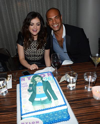 Lucy Hale NYLON celebrates Dec/Jan Cover Star Lucy Hale in Los Angeles 12/7/12 