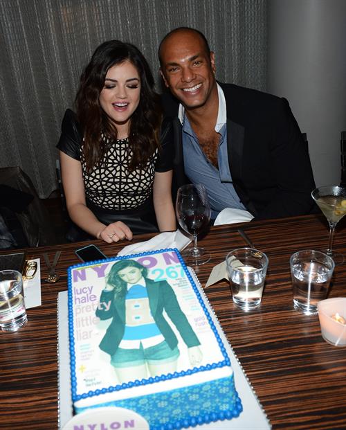 Lucy Hale NYLON celebrates Dec/Jan Cover Star Lucy Hale in Los Angeles 12/7/12 