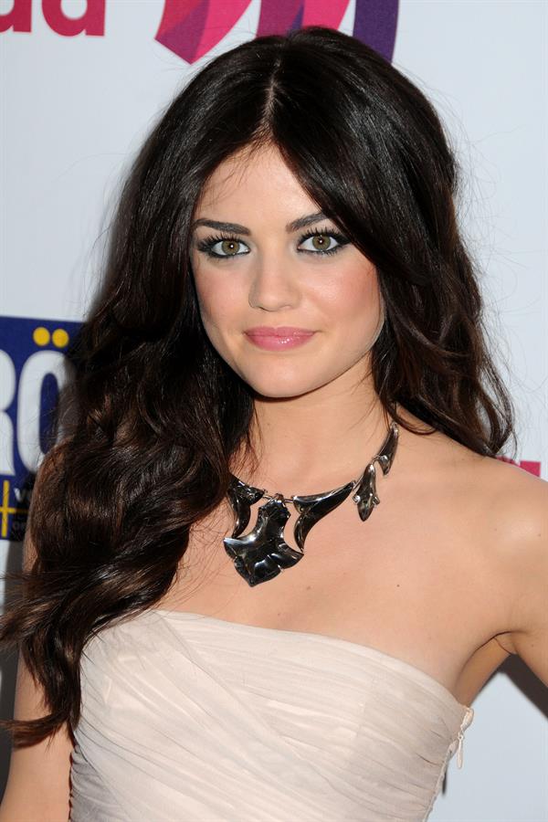 Lucy Hale at the GLAAD Awards in LA April 10, 2011