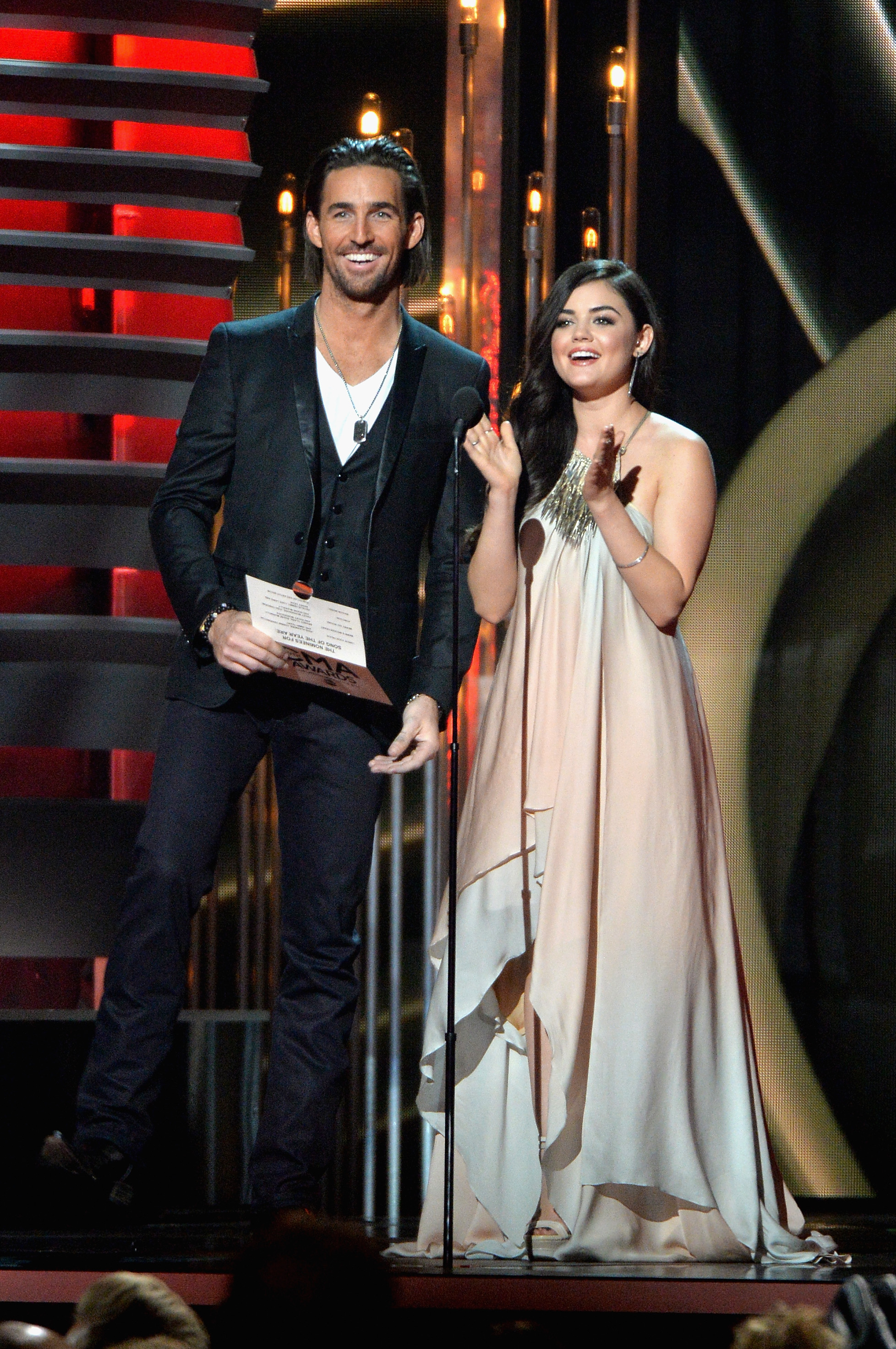 Lucy Hale at the 47th annual CMA Awards