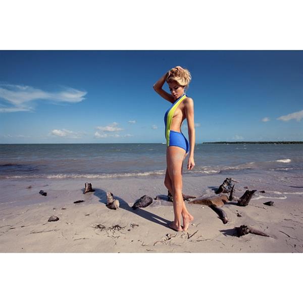 Charlotte McKinney in a photo shoot for Natalya Toporova swimwear