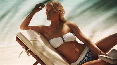 Jessica Van Der Steen in a bikini