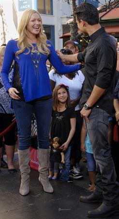 On  Extra  at The Grove in Los Angeles - January 5, 2012