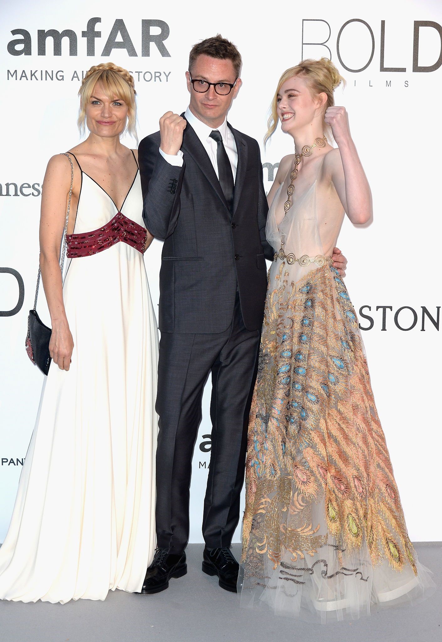 Elle Fanning showing off pasties at amfAR’s 23rd Cinema Against AIDS Gala