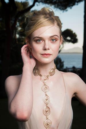 Elle Fanning showing off pasties at amfAR’s 23rd Cinema Against AIDS Gala