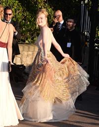 Elle Fanning showing off pasties at amfAR’s 23rd Cinema Against AIDS Gala