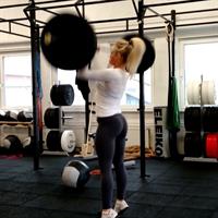 Anna Nyström in Yoga Pants - ass