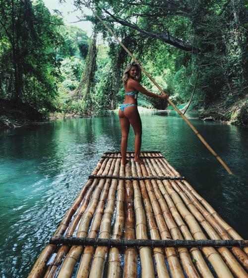 Natasha Oakley in a bikini - ass