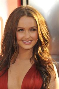 Camilla Luddington attends True Blood Season 5 premiere in Los Angeles on May 30, 2012