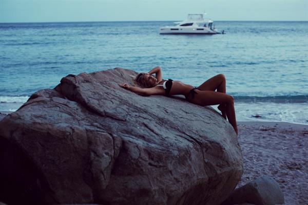 Natasha Oakley in a bikini