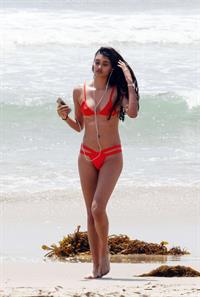 Neelam Gill in a bikini