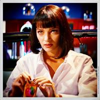 Uma Thurman in Pulp Fiction
