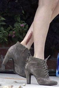 Alexis Bledel on the set of 'Remember Sunday' in New Orleans January 25, 2013