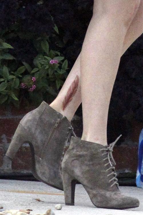 Alexis Bledel on the set of 'Remember Sunday' in New Orleans January 25, 2013