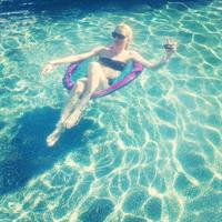 Andreja Pejić in a bikini