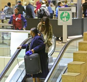 Selena Gomez – LAX airport arrival in LA 1/5/13 