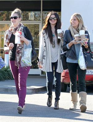 Selena Gomez in Burbank January 16, 2013 