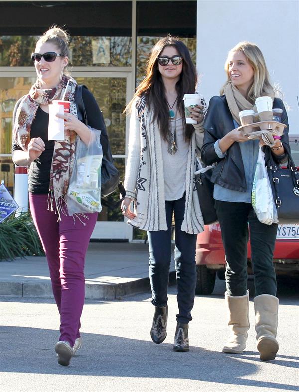 Selena Gomez in Burbank January 16, 2013 