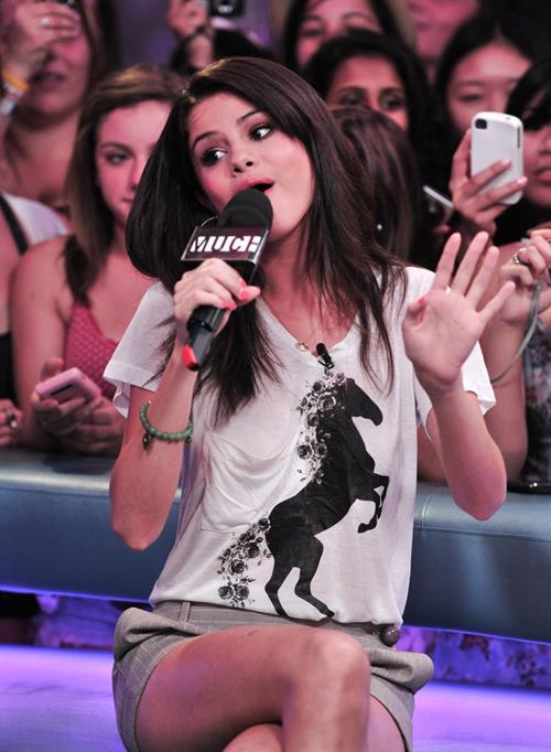 Selena Gomez visits New Music Live, August 24, 2011 