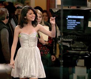 Selena Gomez on the Good Morning America show in New York City, February 11, 2010