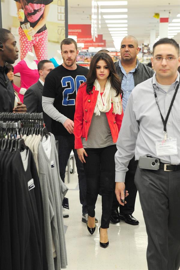 Selena Gomez At K-Mart November 12, 2012