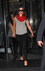 Selena Gomez arriving at her hotel in New York November 11, 2012