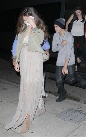 Selena Gomez arriving to a show in West Hollywood, California - August 25, 2012