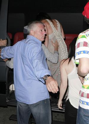Selena Gomez arriving to a show in West Hollywood, California - August 25, 2012