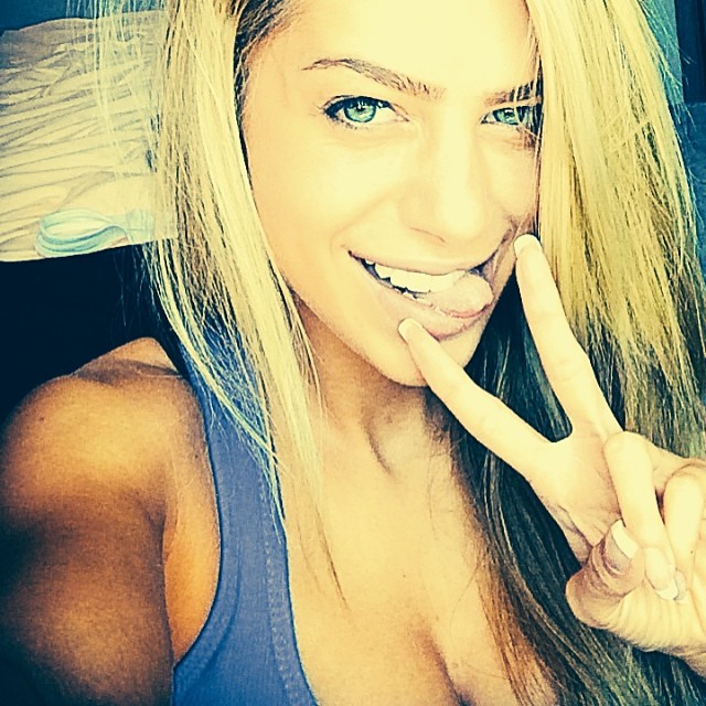 Yanita Yancheva taking a selfie