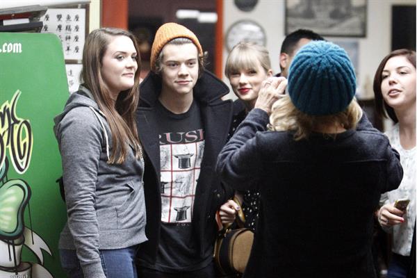 Taylor Swift - at Shamrock Tattoo 12/18/12  