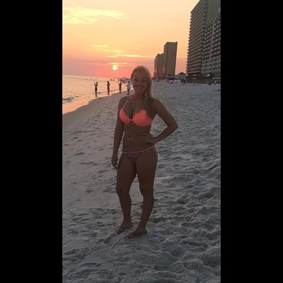 Mariah Alexis Vest in a bikini