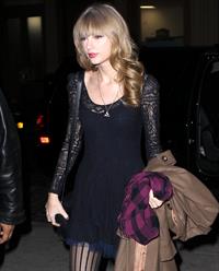 Taylor Swift leaving a theater in New York City June 12, 2012