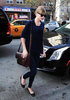 Taylor Swift out and about in New York March 12, 2012