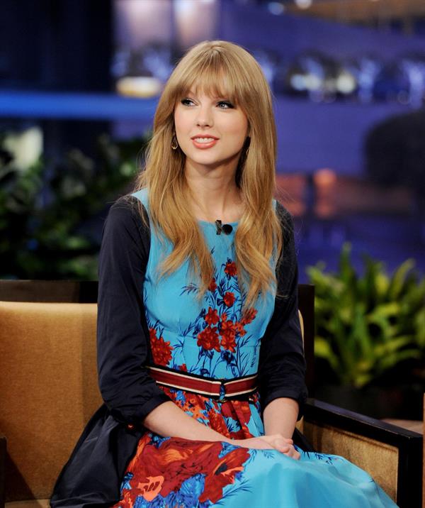 Taylor Swift the Tonight Show with Jay Leno February 20, 2012 